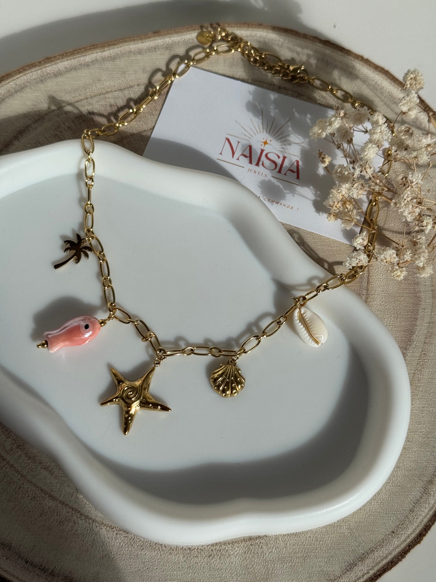 Collier breloque Oceane