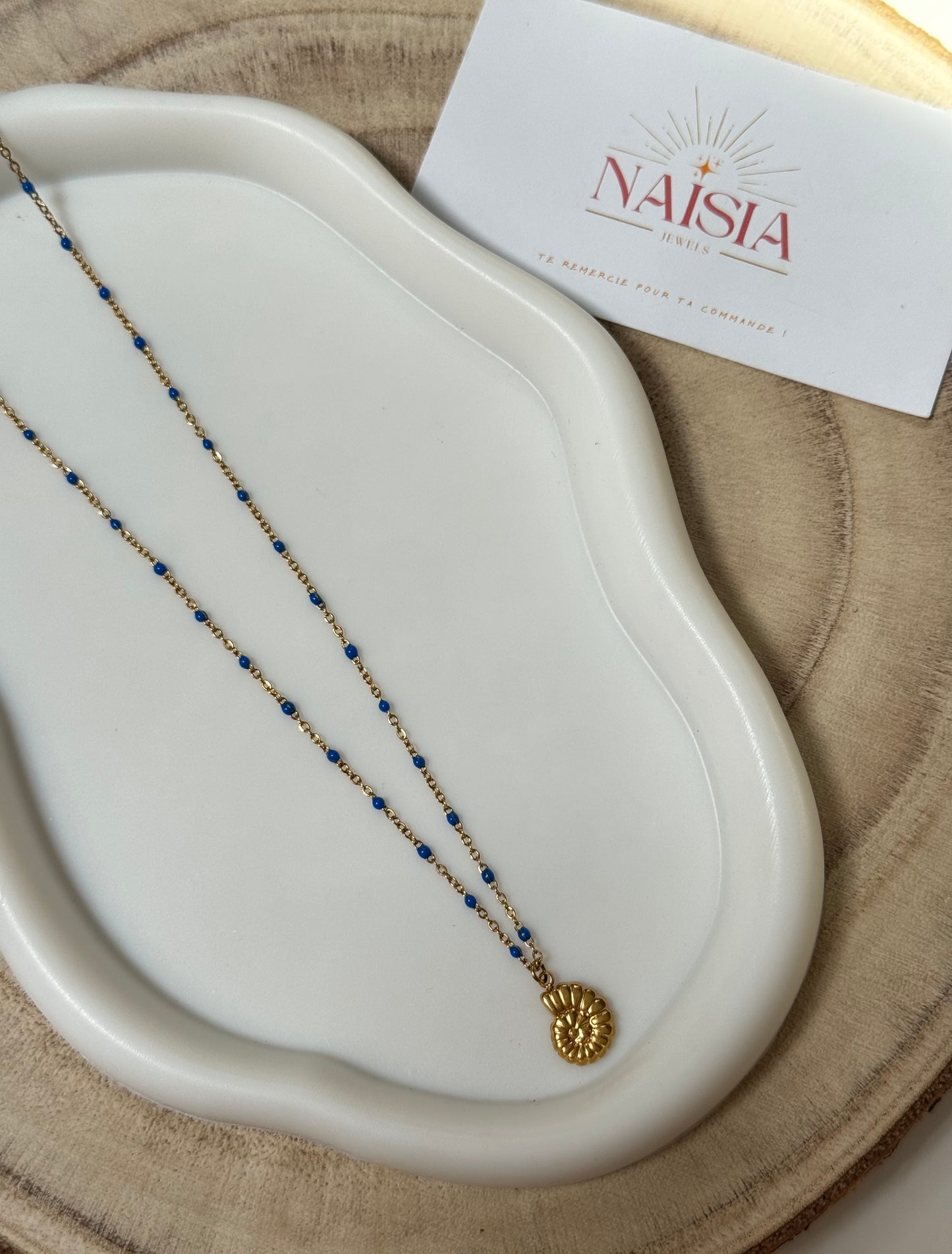 Collier Spirale Marine