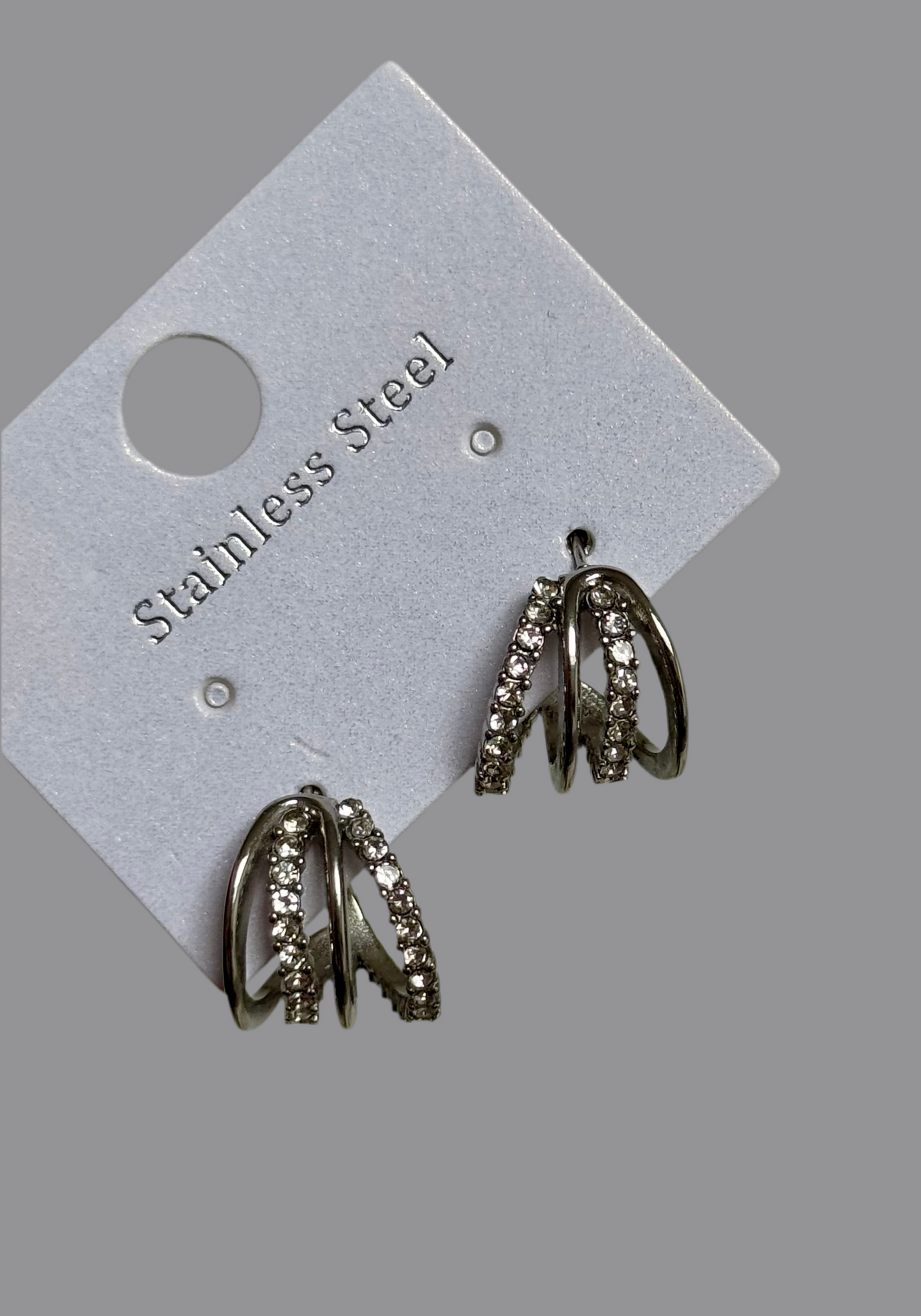 Boucles d’oreilles Eloane argenté
