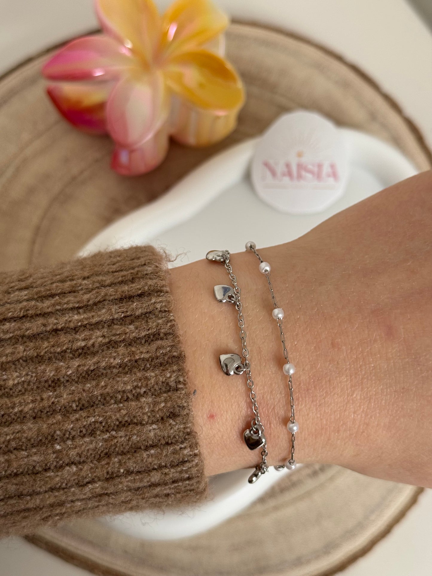 Bracelet Cordélia argenté
