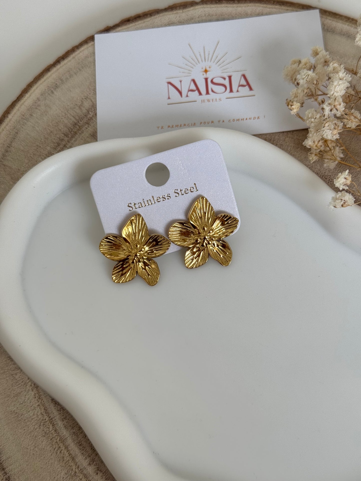 Mini boucles d’oreilles Marguerite
