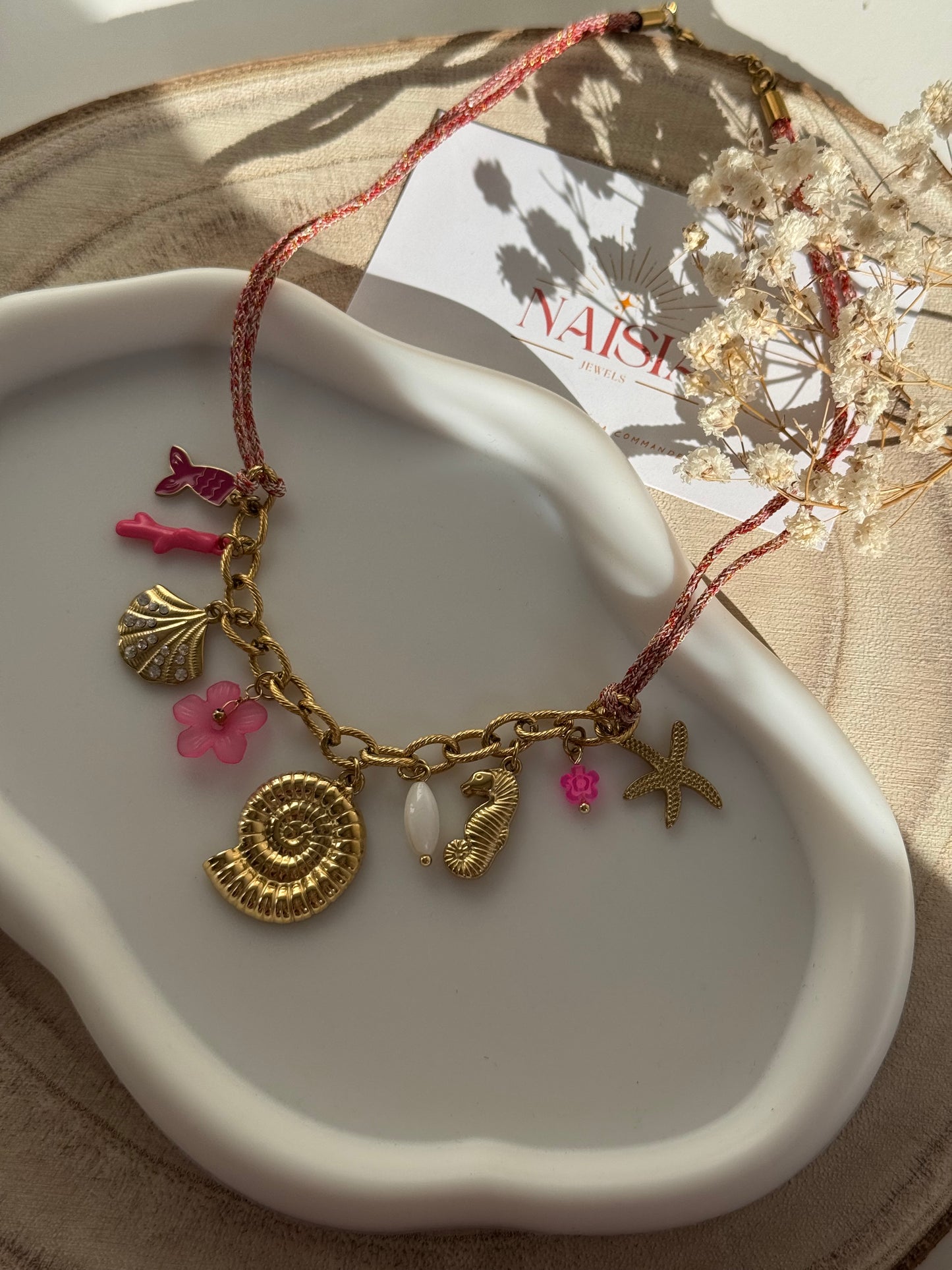 Collier breloque Naïa