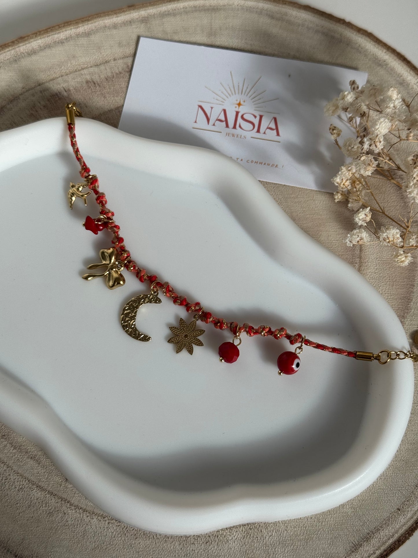 Bracelet breloque Orkida