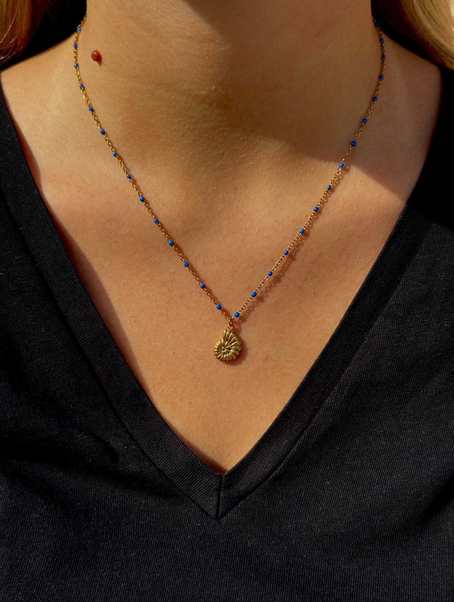Collier Spirale Marine