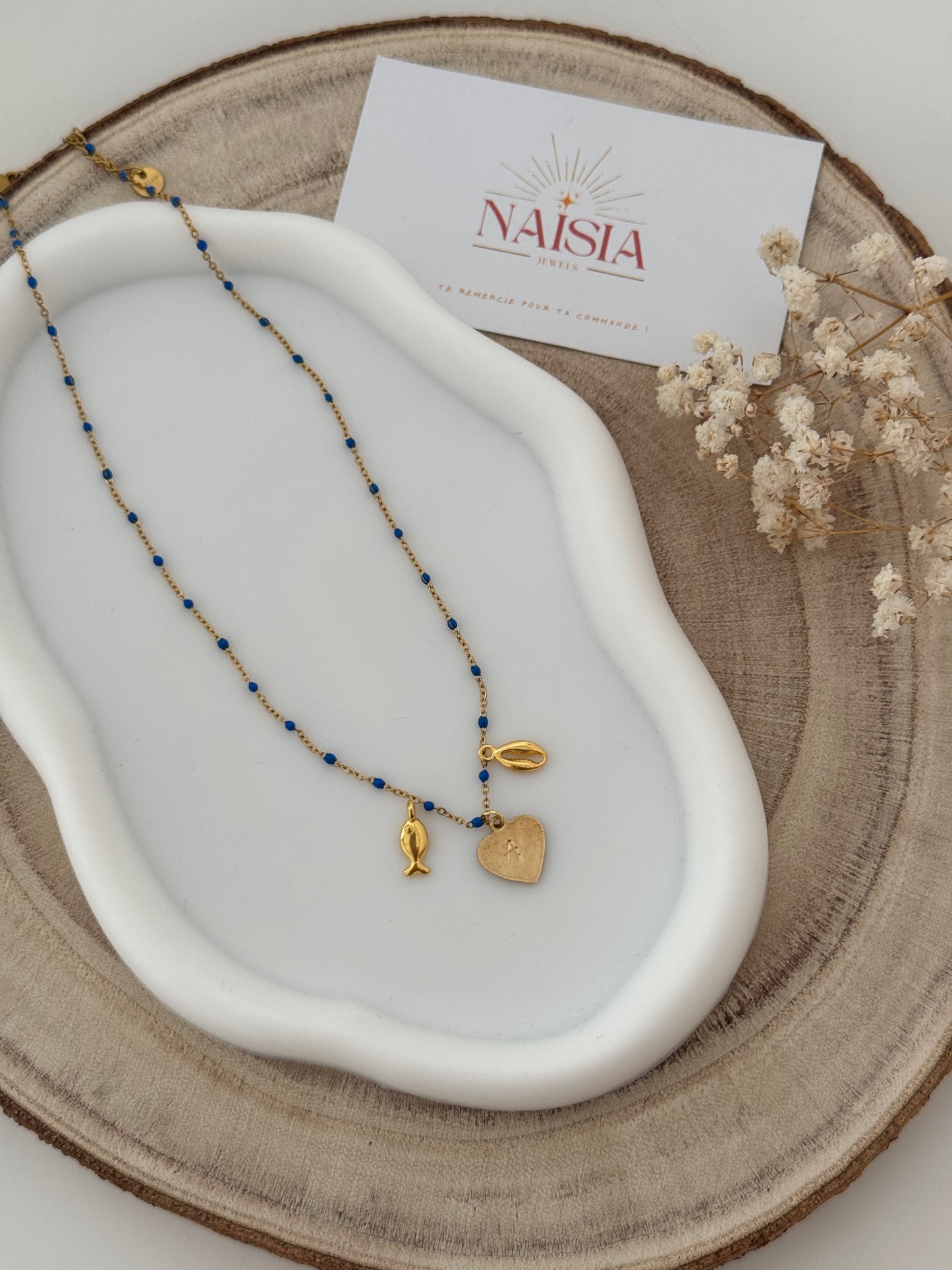 Collier Agathe estampillé
