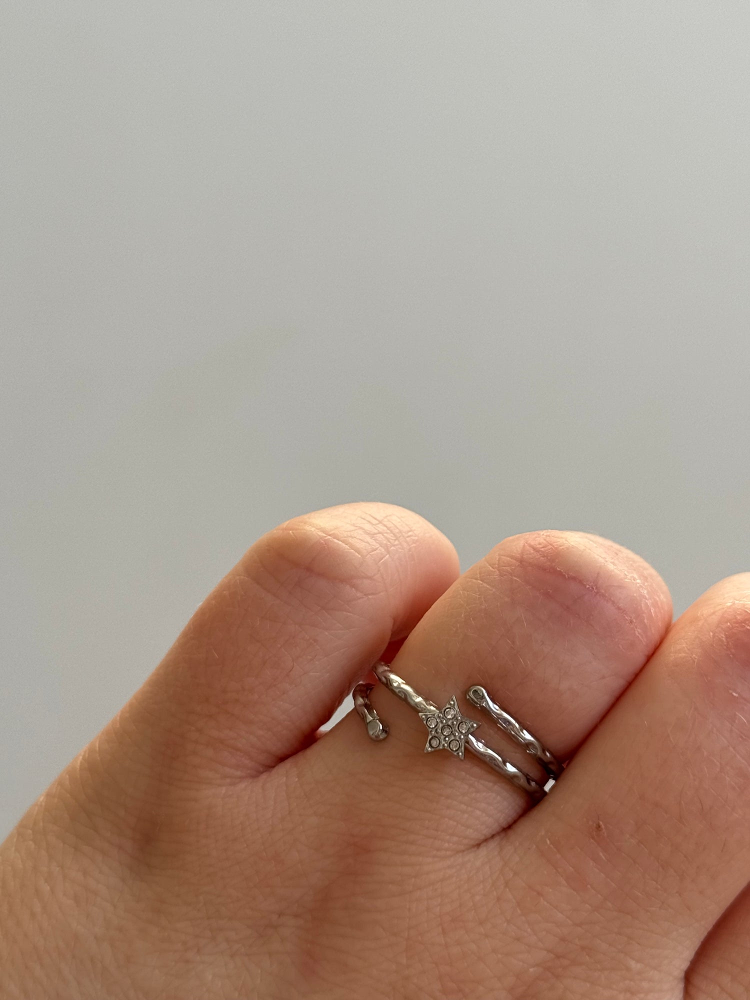 Bague argenté 🐚