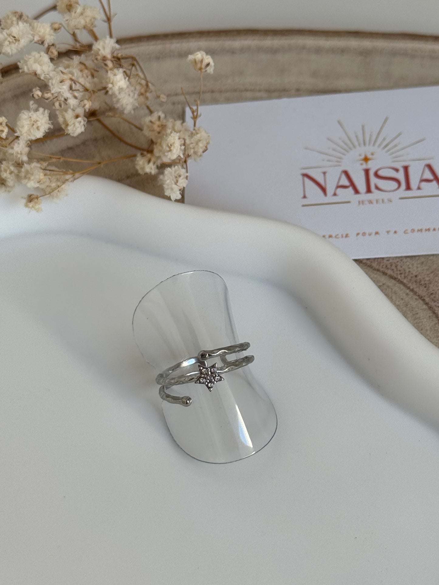 Bague Adara argenté