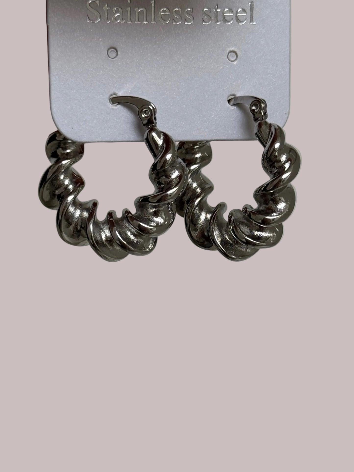Boucle d’oreille Alizée argenté