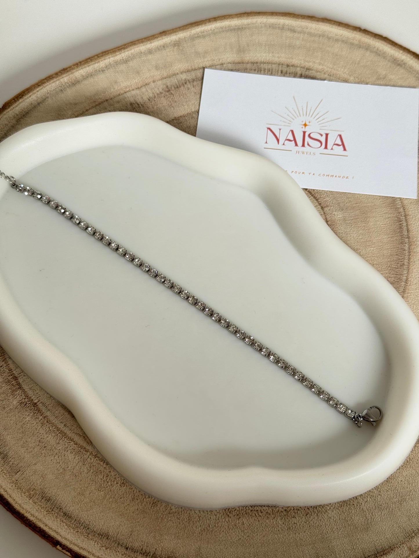 Bracelet Yasmina argenté