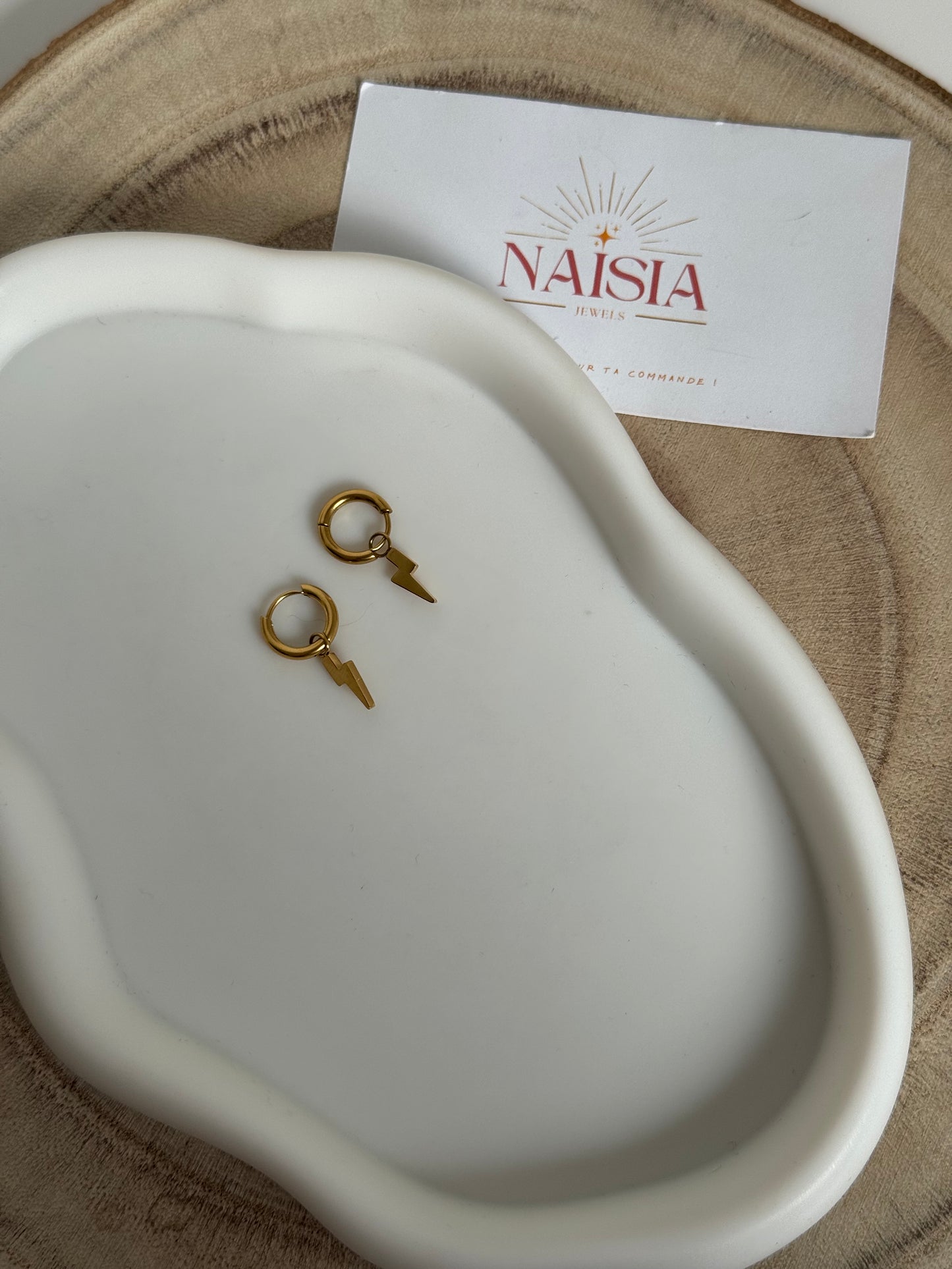 Boucles d’oreilles éclair