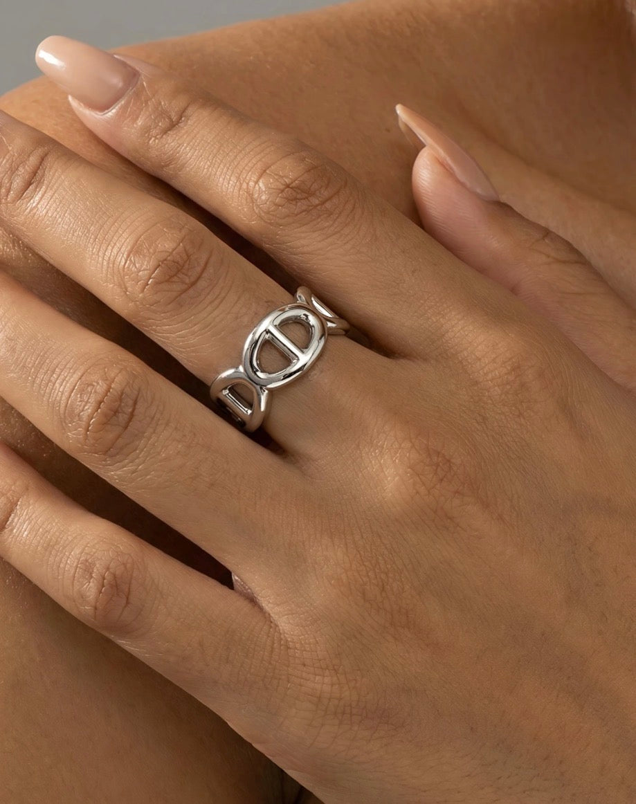 Bague Léna argenté
