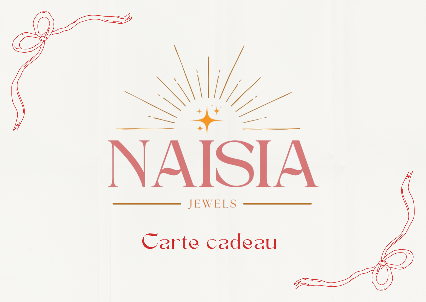 Carte cadeau NAISIA JEWELS