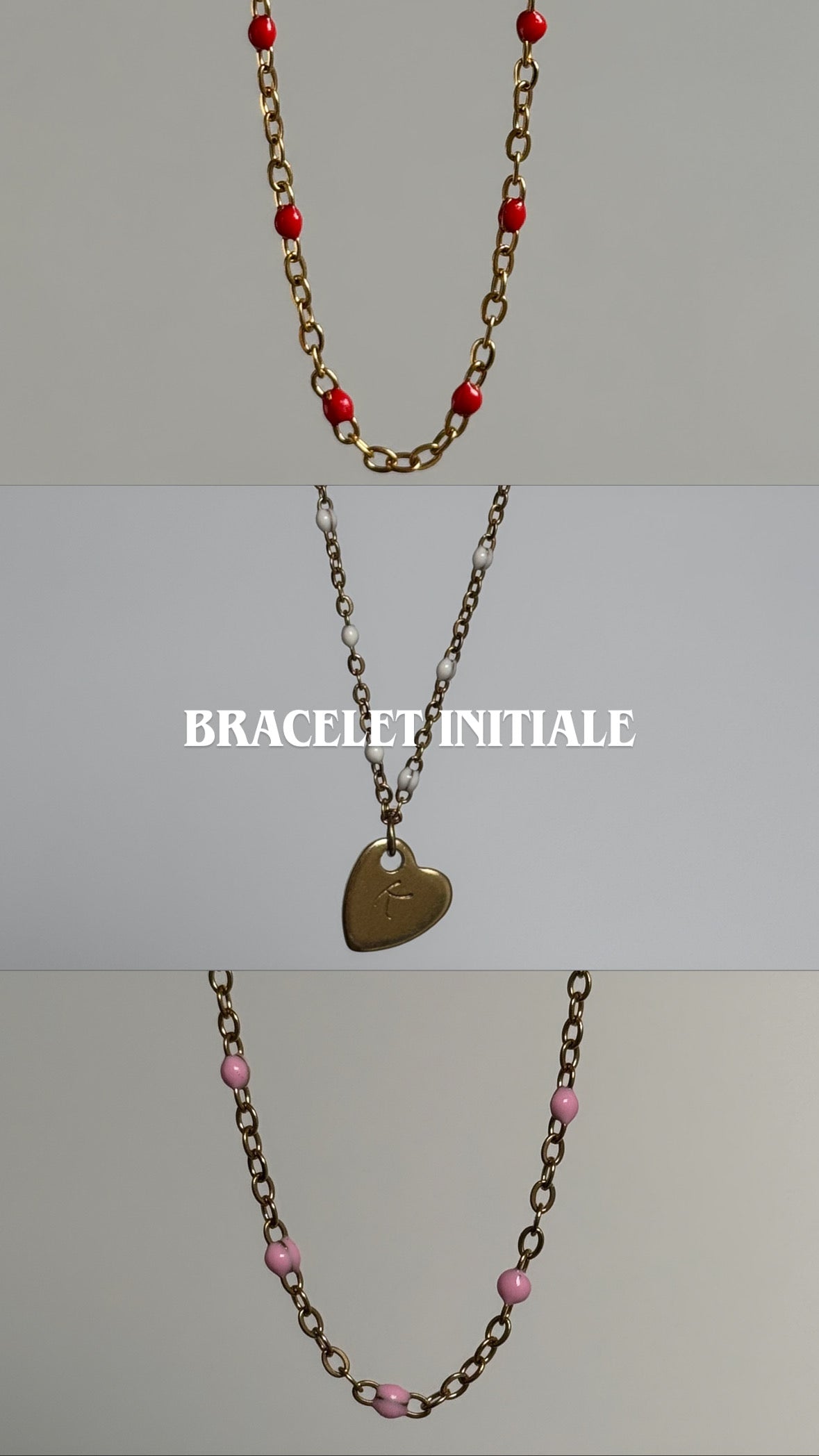 Bracelet initiale